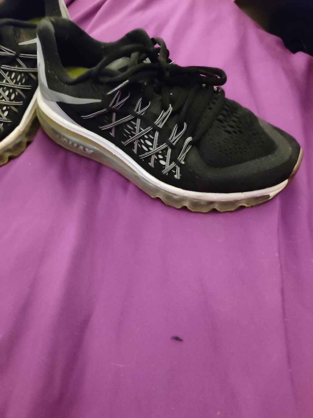 Nike Black and White Women's Running Sneakers
